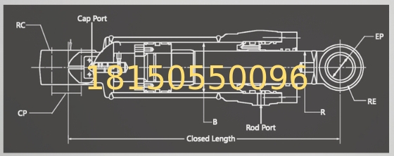 sumitomo hydraulic cylinder excavator spare part LS280EJ